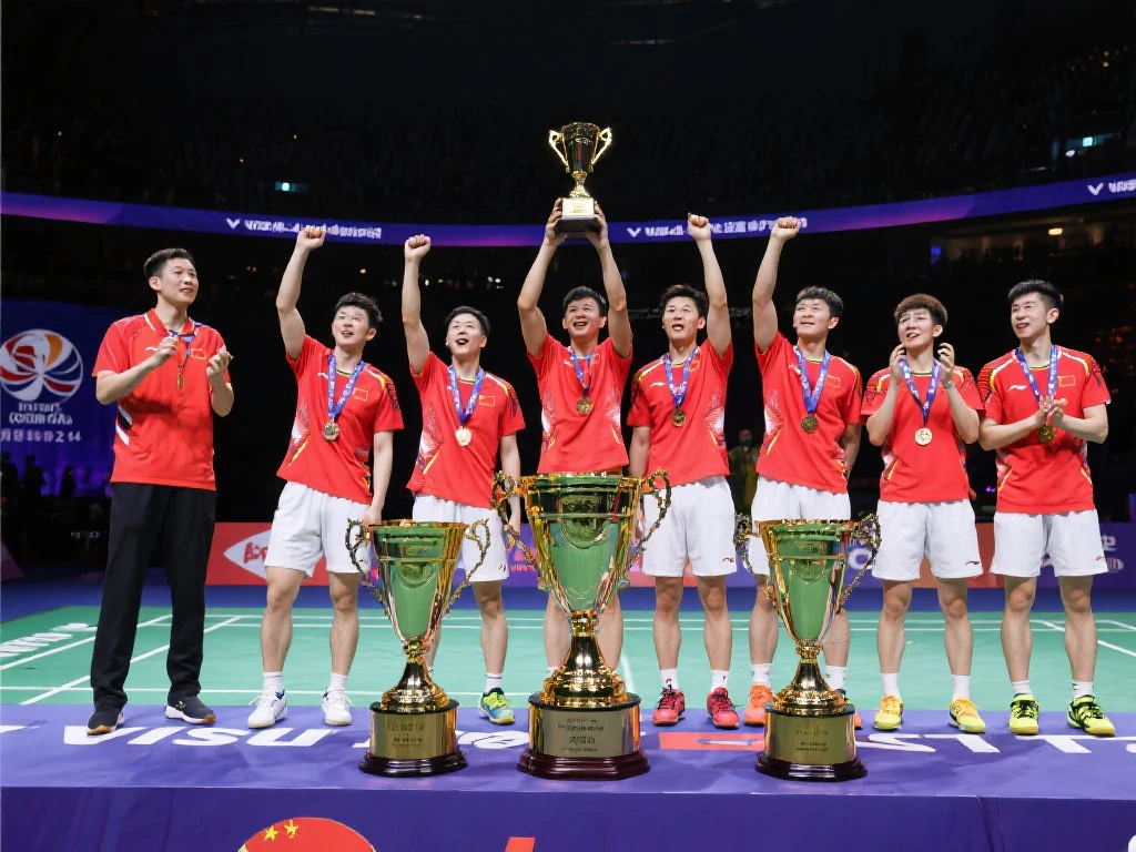 四连冠辉煌！🏆国羽力克韩国3-1，摘得队史第14座苏迪曼杯桂冠