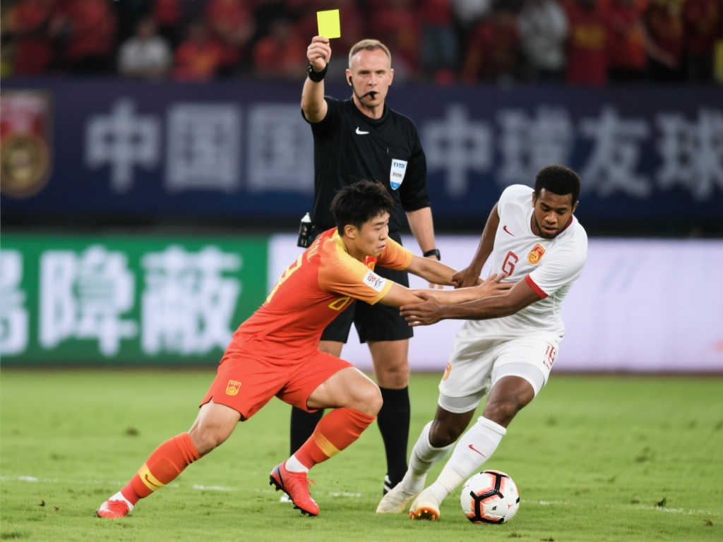 国字号后卫“自作聪明”，洋裁判一眼看穿，5秒连吃两犯瞬间收敛